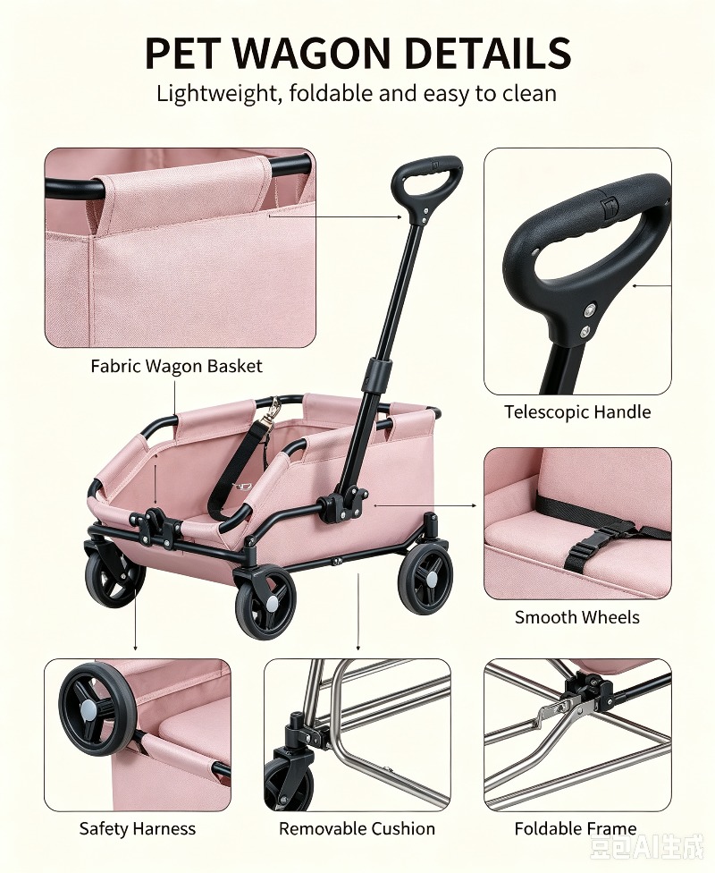 Outdoor Camping Trailer - LLY Multifunctional Outdoor Camp Small Push
