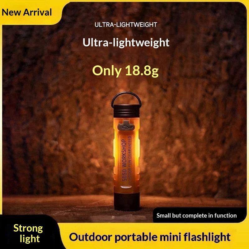 Outdoor Camping Rug With Led Lights - Durable 5050 Rechargeable LED Pocket Flashlight