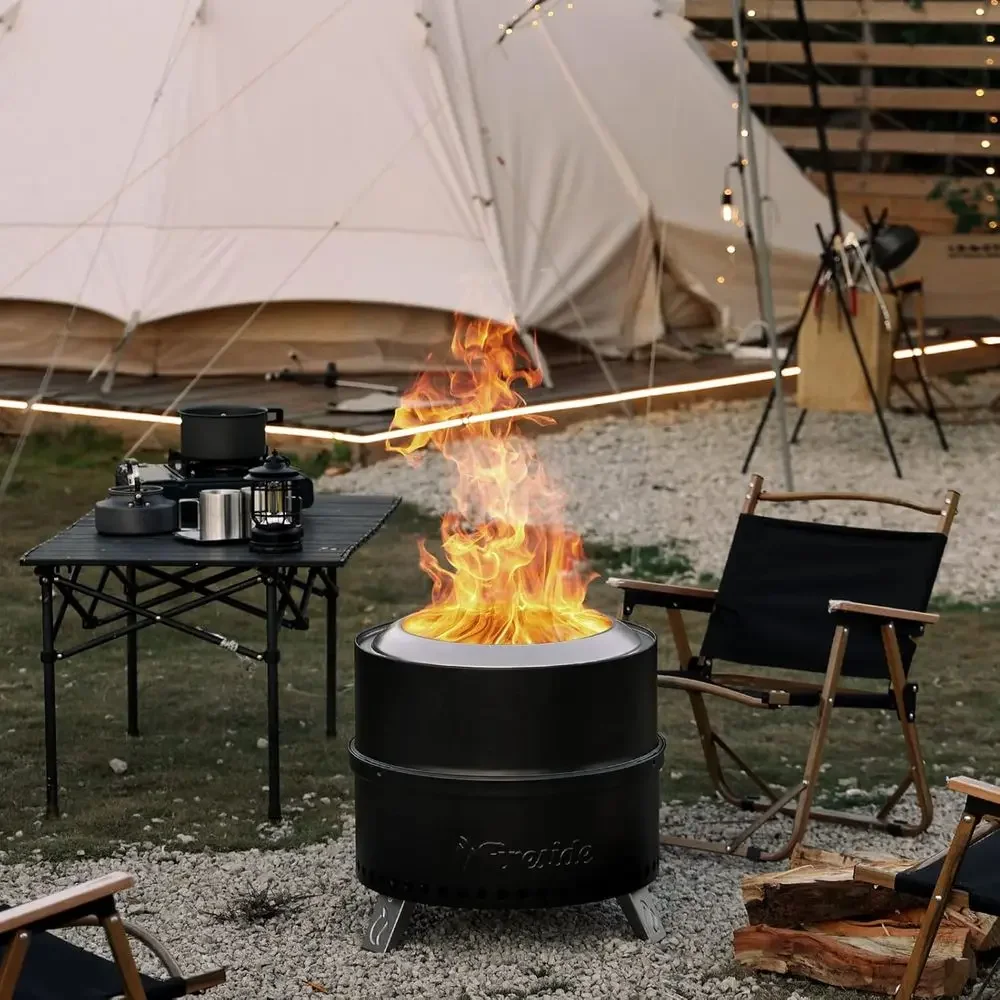 19 Inch Portable Outdoor Wood  - Outdoor Camping Wood Burning Stove review and price