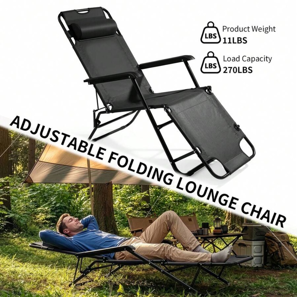Heavy Duty Portable Camping Ch - Outdoor Camping Recliner review and price