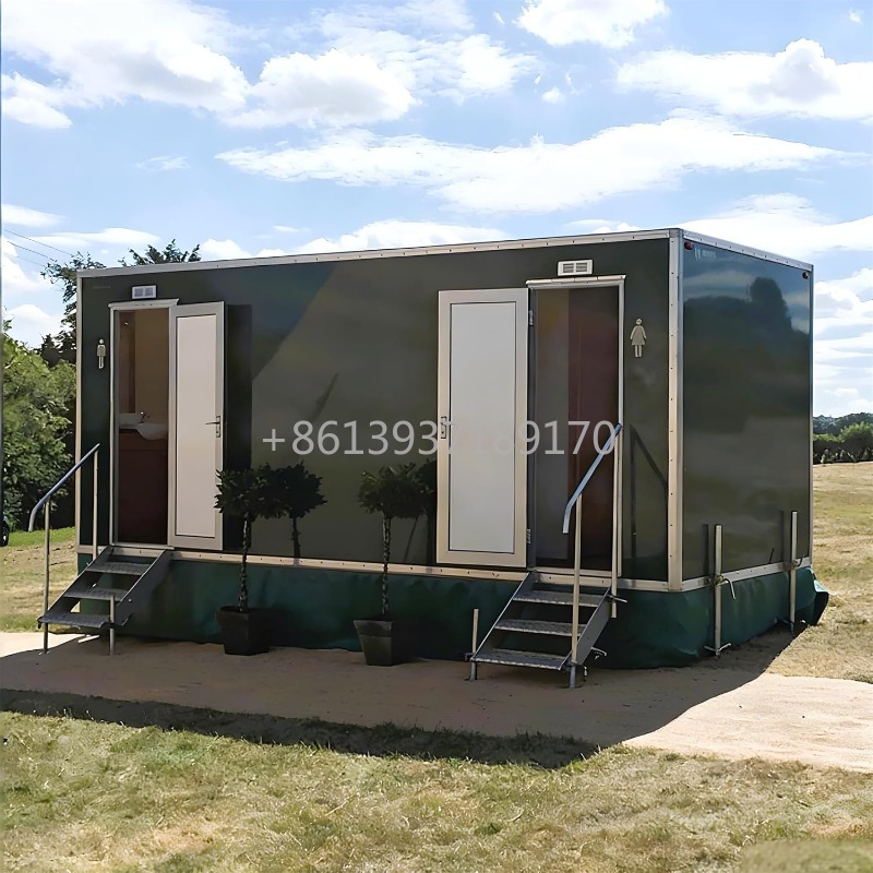 Mobile Toilet Trailer with Bas - Outdoor Camping Trailer review and price