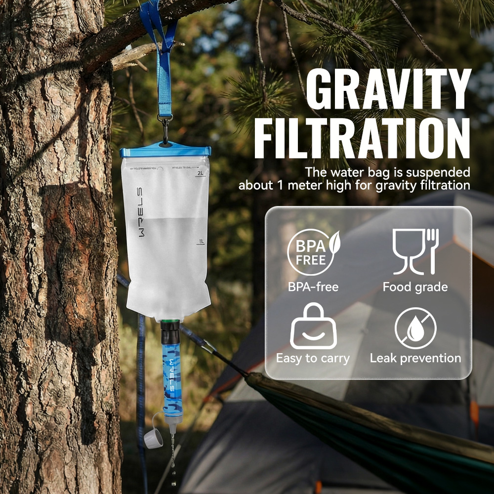 WRELS Outdoor Hiking Mini Camp - Outdoor Camping Water Filter review and price