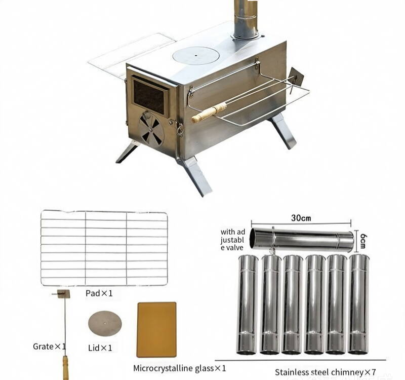 Camping wood stove stainless s - Outdoor Camping Wood Burning Stove review and price