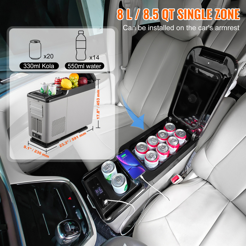 Car Armrest Refrigerator Fridg - Outdoor Camping Zone review and price