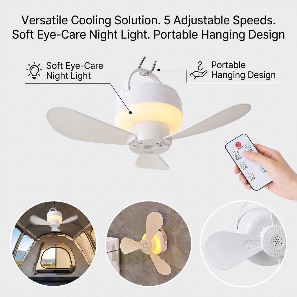 Small Ceiling Fan Portable USB - Outdoor Camping Ventilator review and price