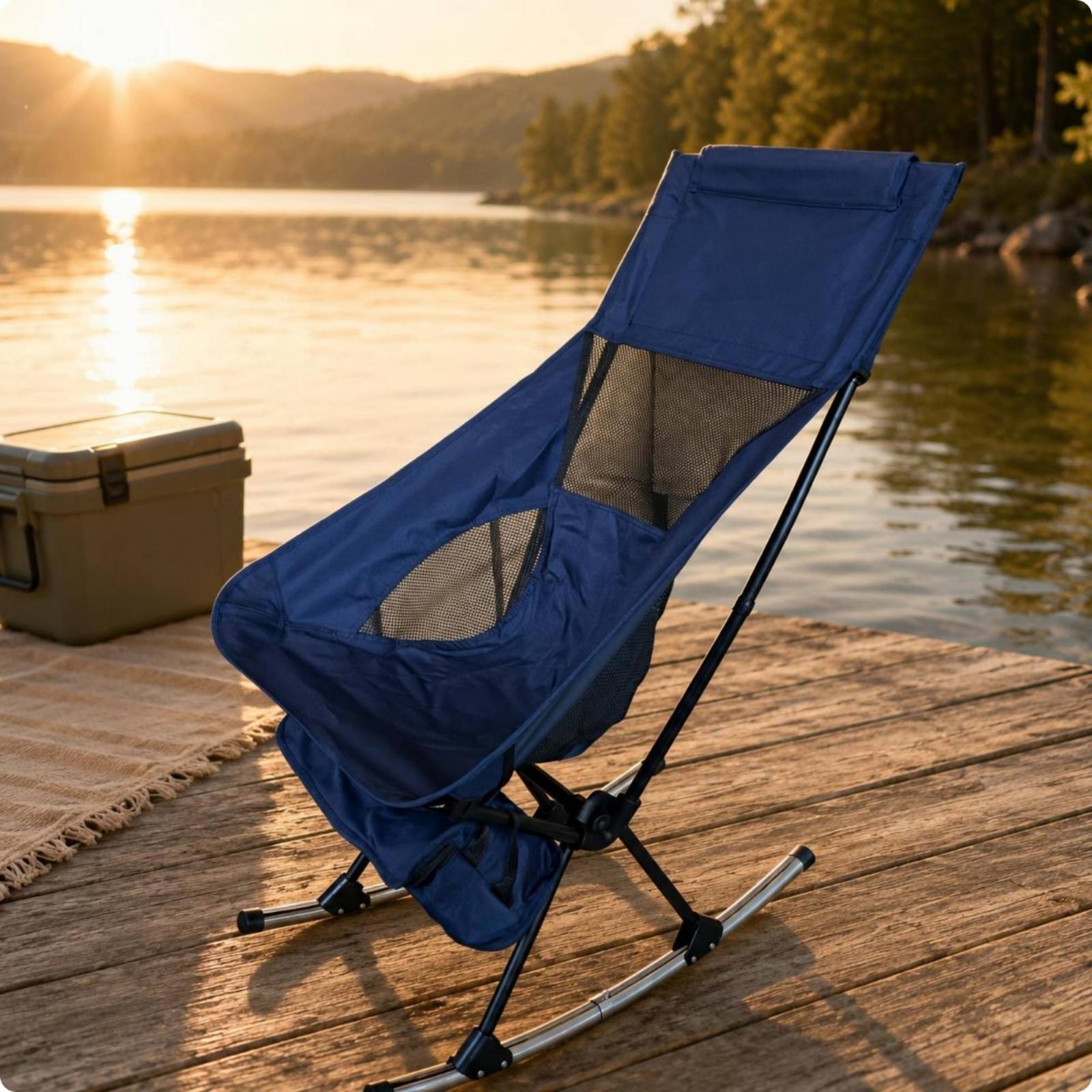 Foldable Outdoor Rocking Chair - Outdoor Camping Rocking Chair review and price