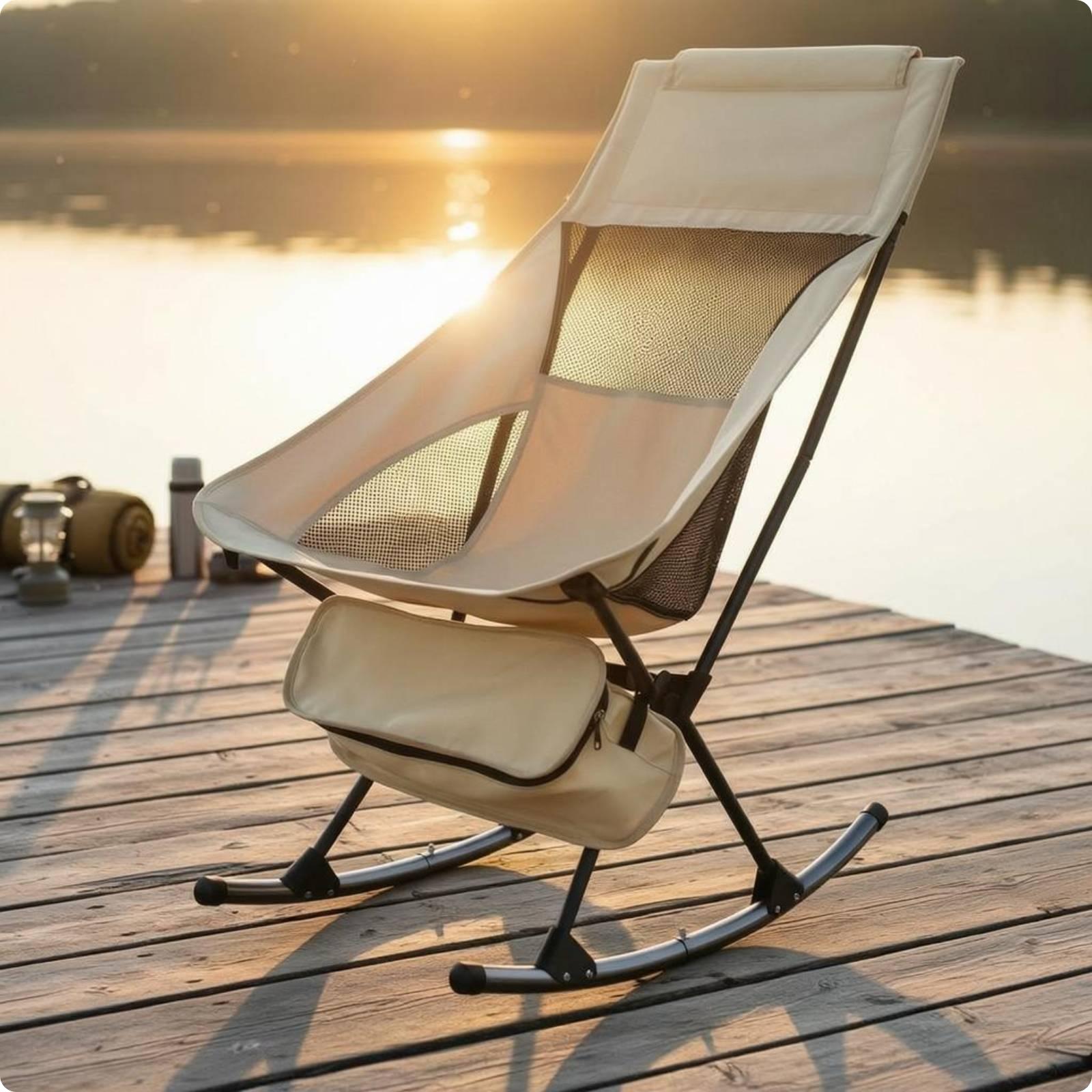 Foldable Outdoor Rocking Chair - Outdoor Camping Rocking Chair review and price