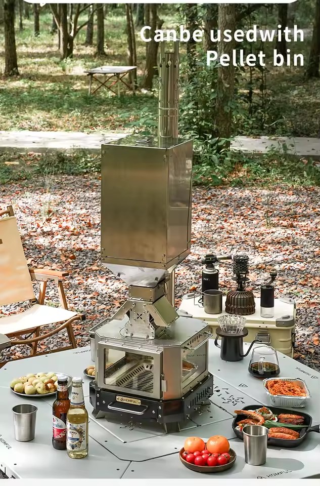 HOMFUL Portable Firewood Stove - Outdoor Camping Wood Burning Stove review and price