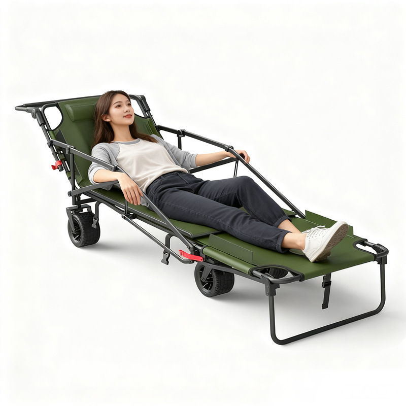 Foldable Camping Wagon with Ta - Outdoor Camping Recliner review and price