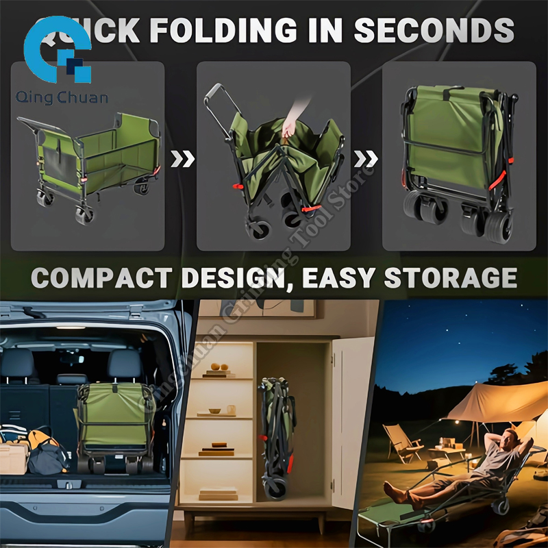 Camping Trolley Multi-Function - Outdoor Camping Trailer review and price