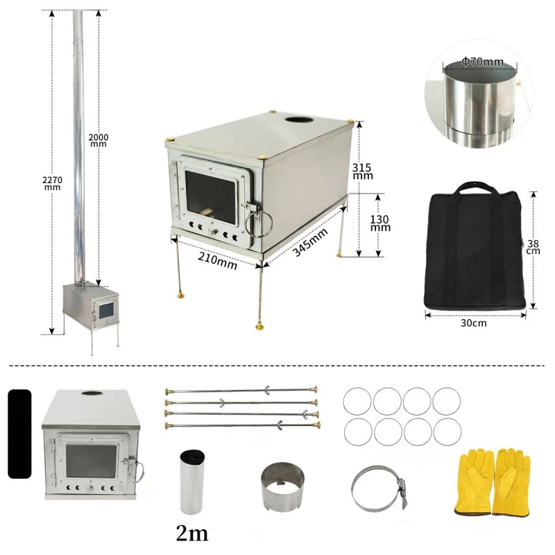 Foldable  Tent Stove Lightweig - Outdoor Camping Wood Burning Stove review and price