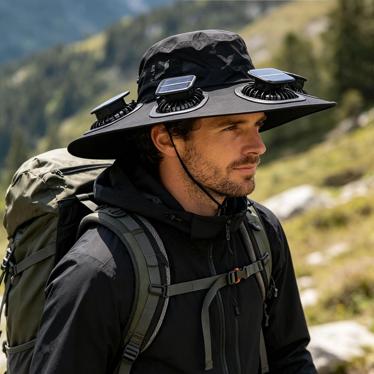 Hot 6 Fans Solar Fan Hat Breat - Outdoor Camping Ventilator review and price
