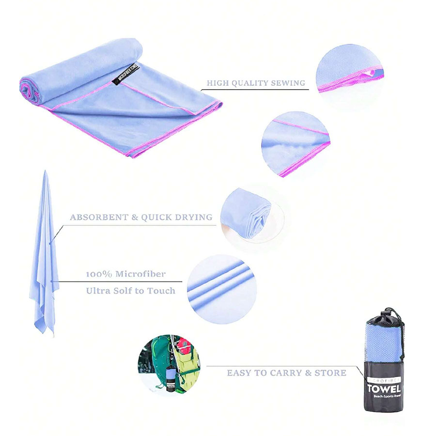 Quick-drying Sports Towel Swim - Camp Towel Microfiber review and price