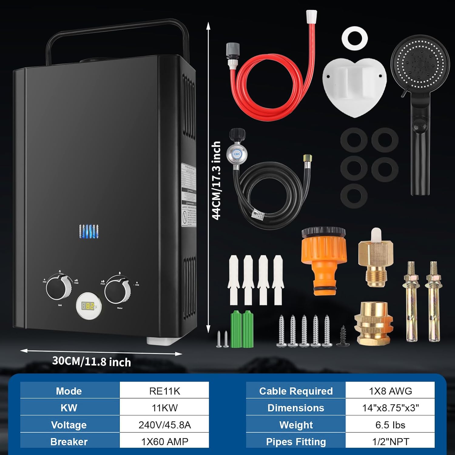 Tankless Water Heater Propane, - Outdoor Camping Trailer review and price