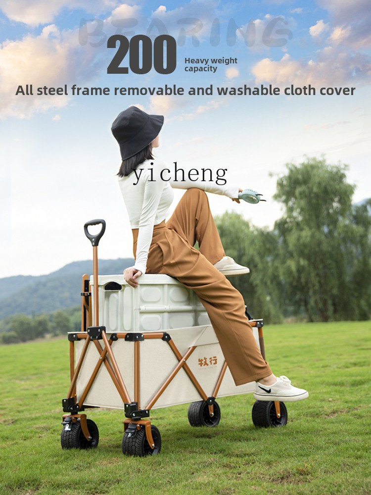 XL grazing camping cart foldin - Outdoor Camping Trailer review and price