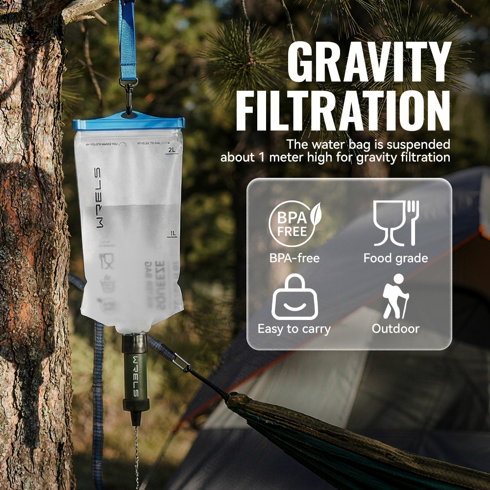 WRELS Outdoor Water Purifier H - Outdoor Camping Water Filter review and price