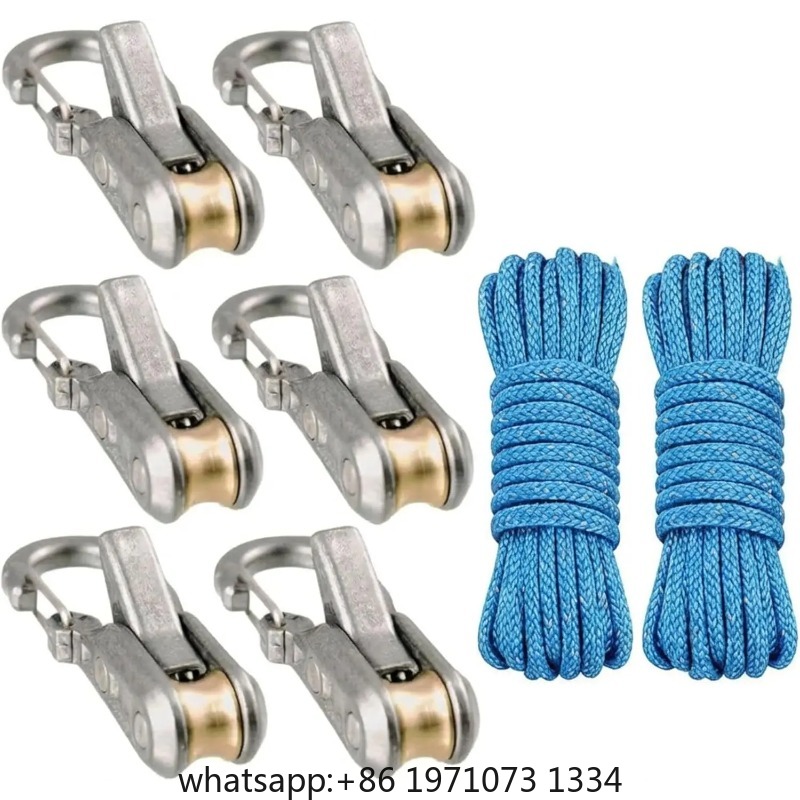 Rope Roller 6 Pack, Stainless  - Outdoor Camping Gear review and price