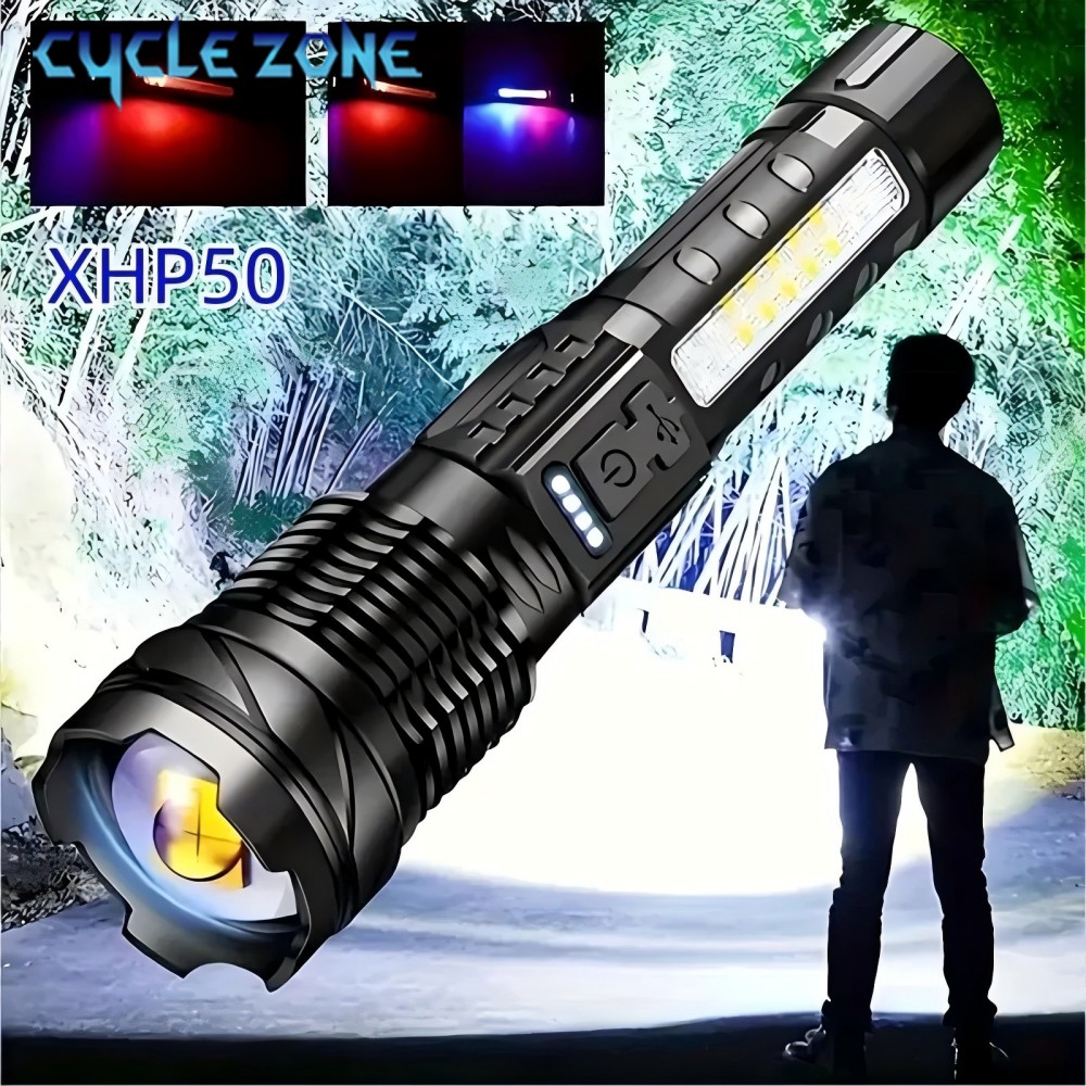 XHP50 Flashlight Zoomable Flas - Outdoor Camping Zone review and price