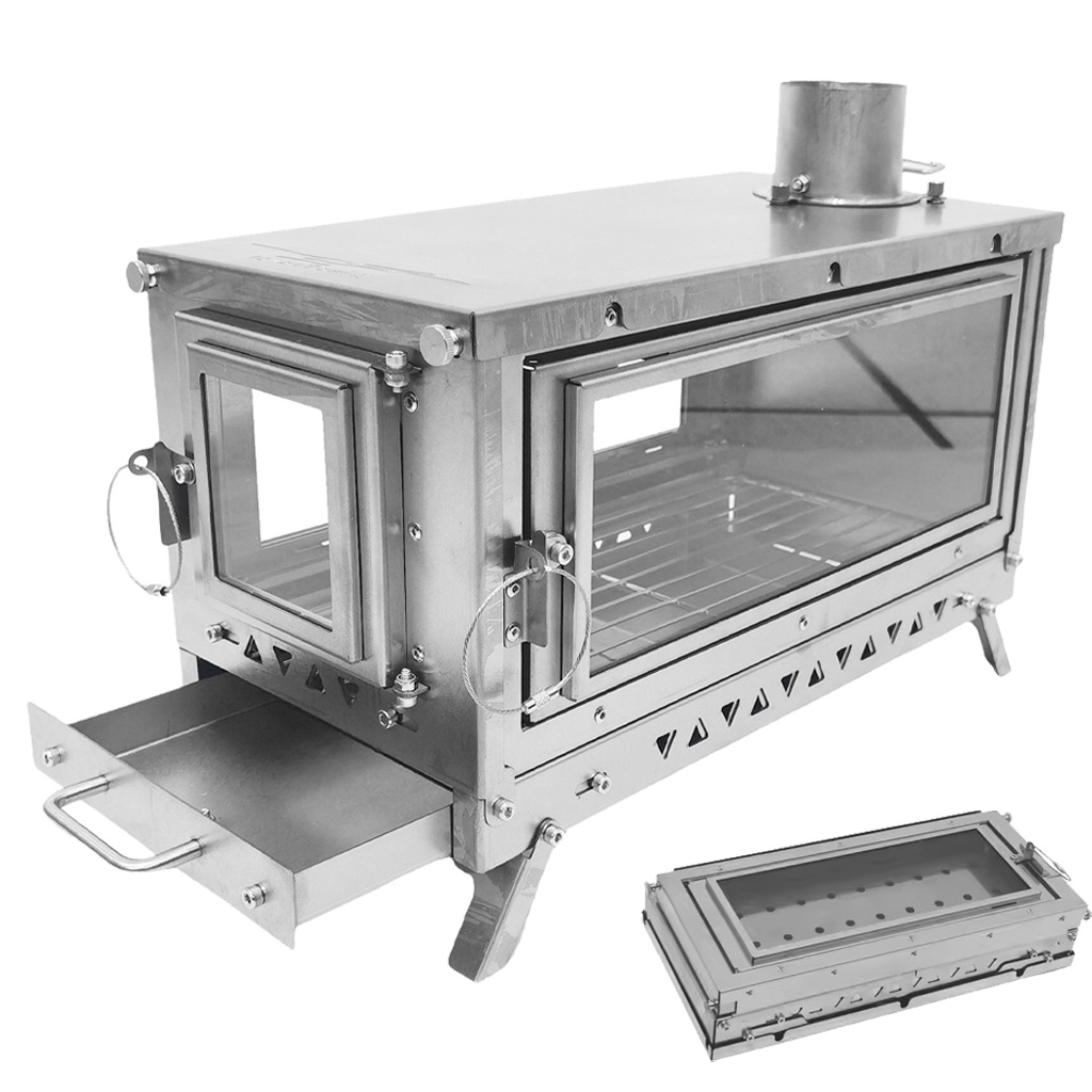 DANCHEL T3 Titanium Tent Stove - Outdoor Camping Wood Burning Stove review and price