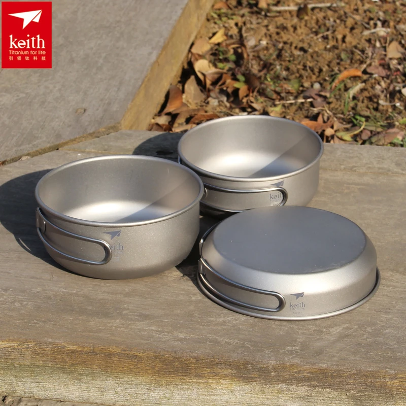 Keith 3PCS Titanium Cookware P - Outdoor Camping Outfit review and price