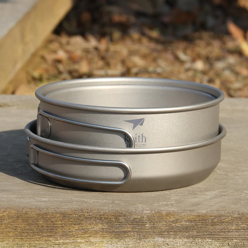 Keith 3PCS Titanium Cookware P - Outdoor Camping Outfit review and price