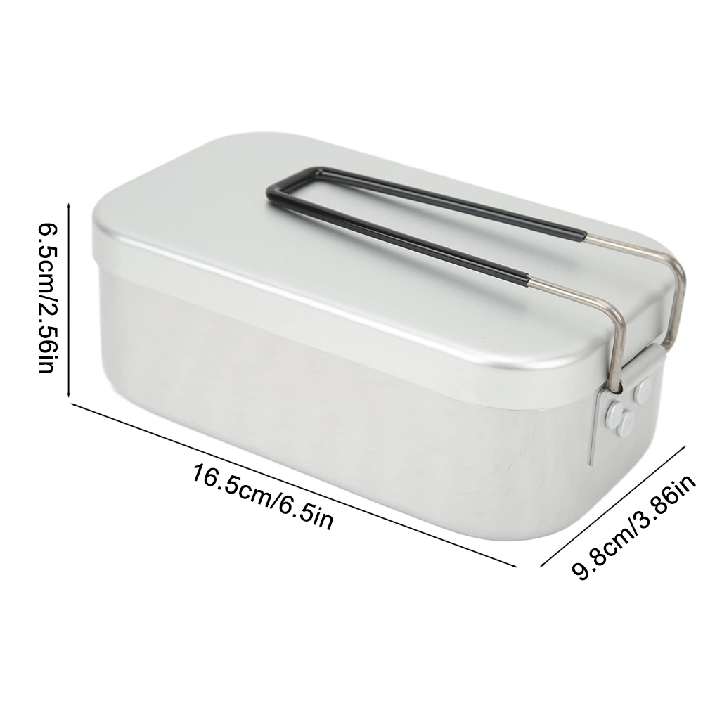 800ML Aluminum Lunch Boxes Out - Outdoor Camping Outfit review and price