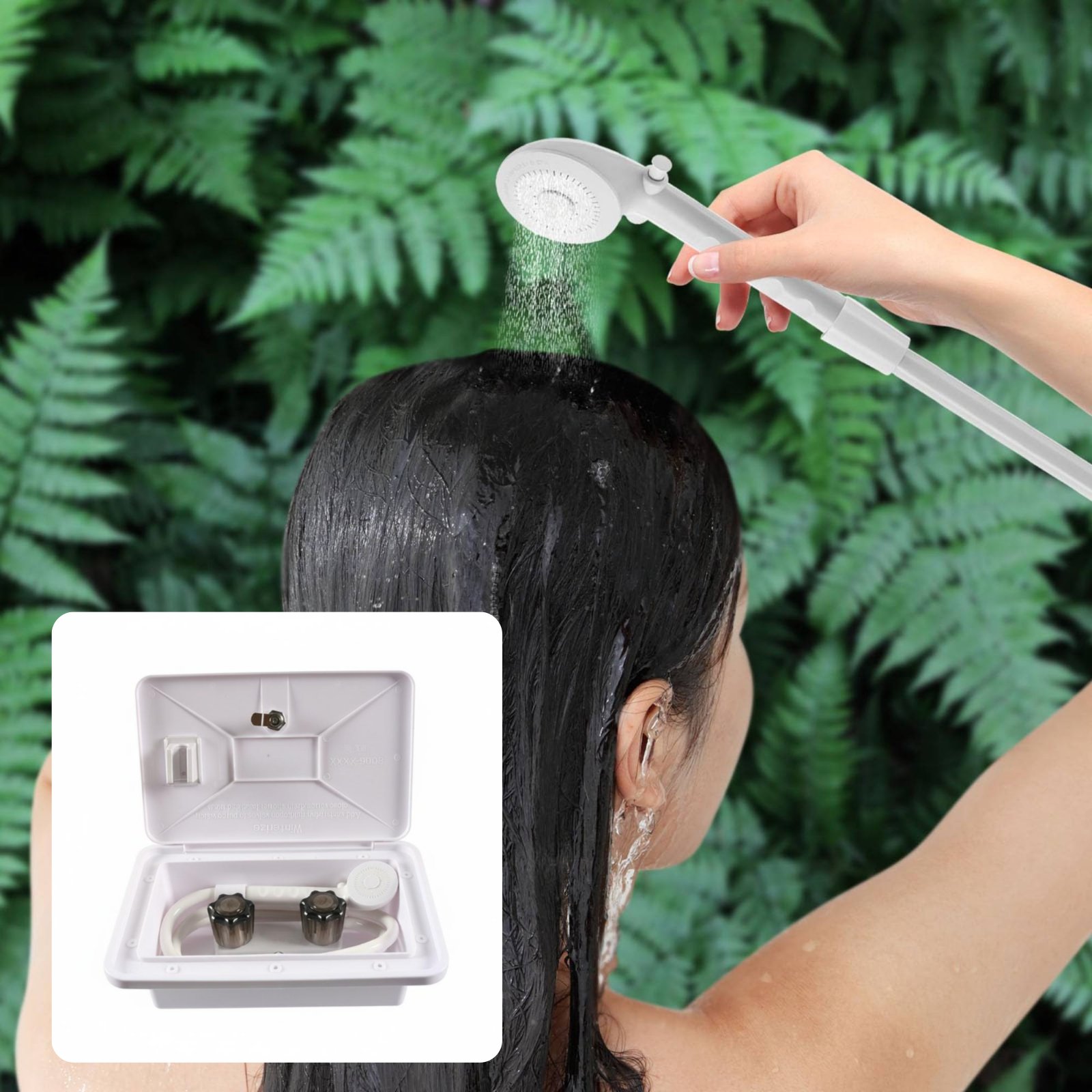 RV Exterior Shower Box Compact - Outdoor Camping Gear review and price