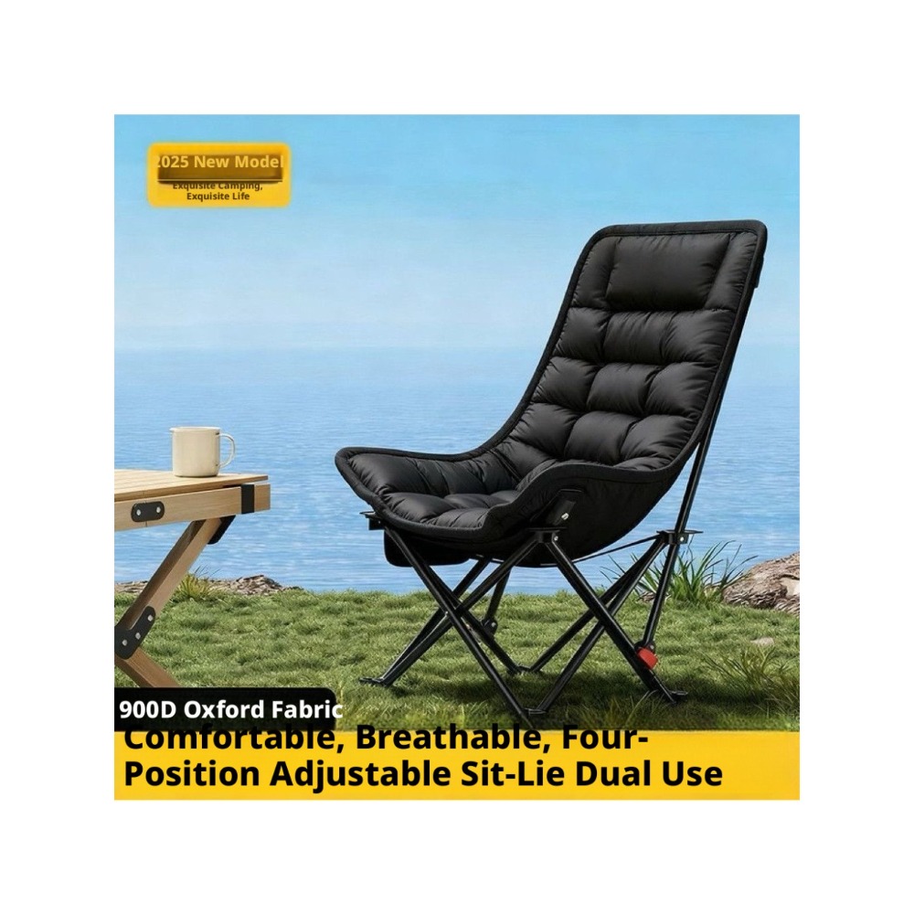 Thickened Cotton Outdoor Foldi - Outdoor Camping Recliner review and price