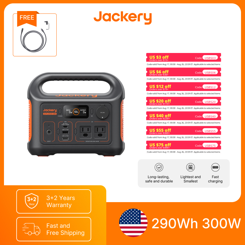Jackery Portable Power Station - Outdoor Camping Outfit review and price
