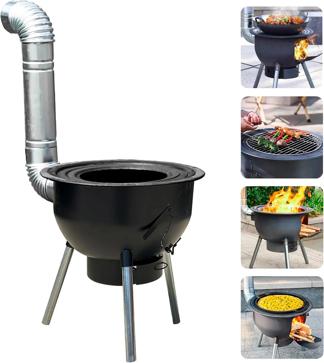 Multifunction Wood Burning Sto - Outdoor Camping Wood Burning Stove review and price