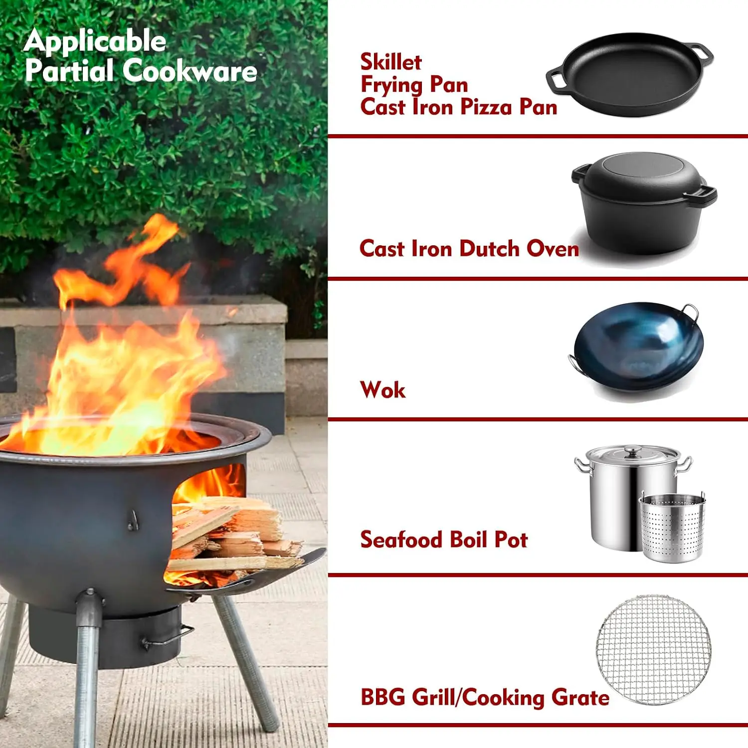 Multifunction Wood Burning Sto - Outdoor Camping Wood Burning Stove review and price