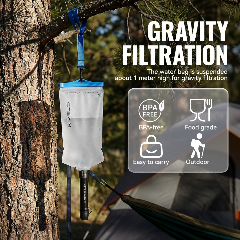WRELS Outdoor Water Purifier P - Outdoor Camping Water Filter review and price