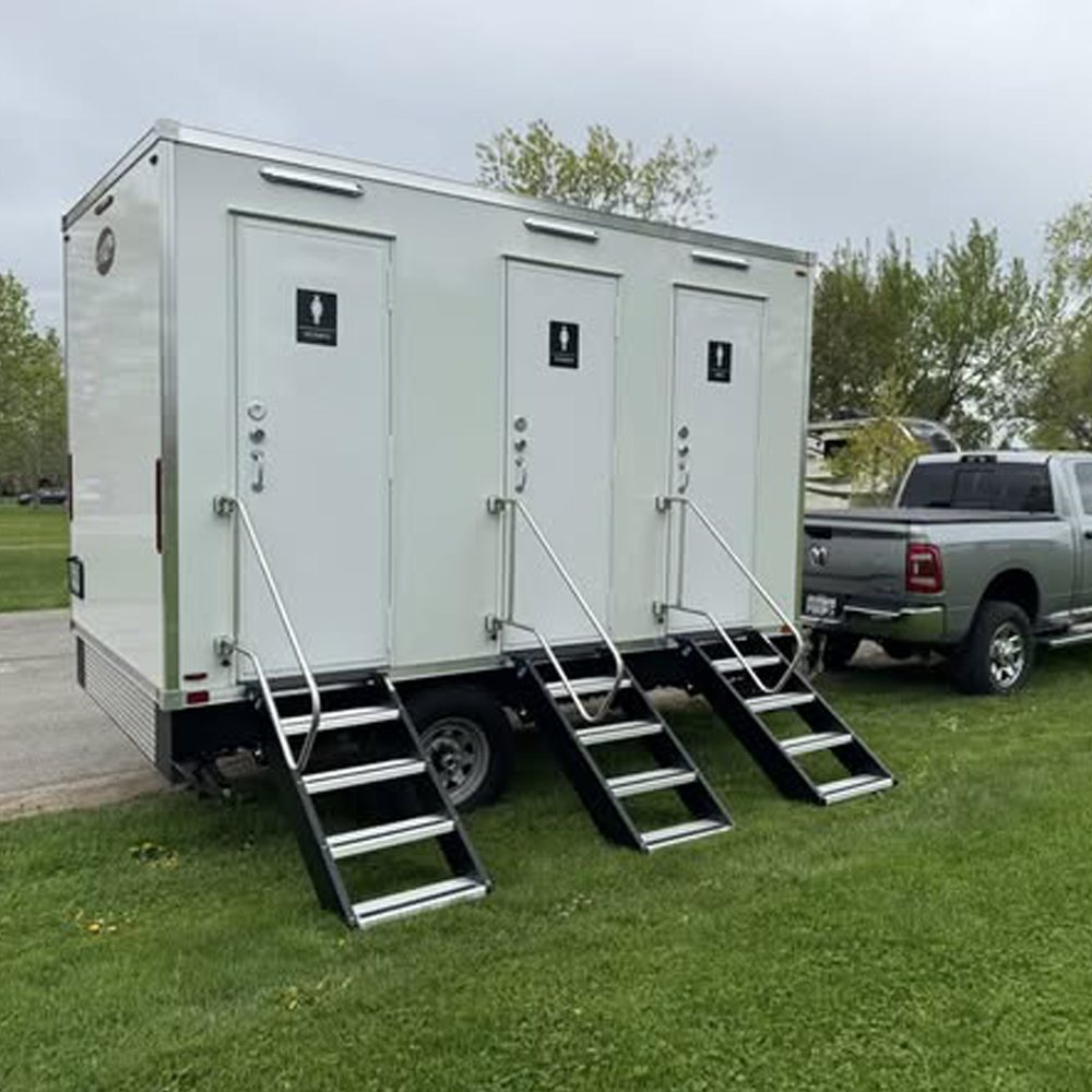 Outdoor 3-Rooms Mobile Toilet  - Outdoor Camping Trailer review and price