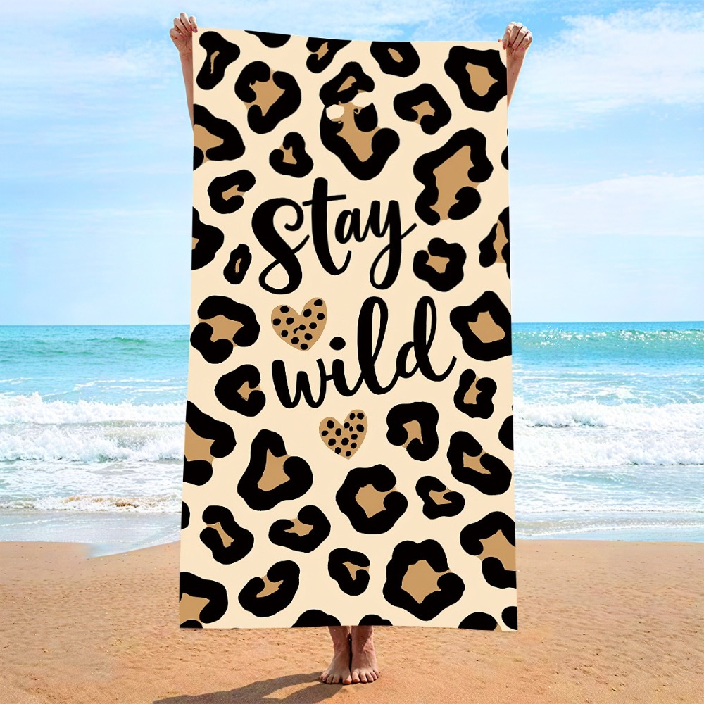 Leopard Print Printing Quick-d - Camp Towel Microfiber review and price