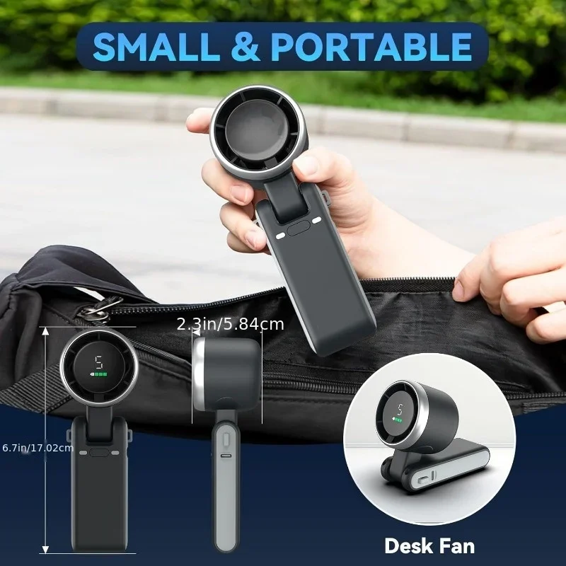 5 Speed Levels Mini Fan 3 Purp - Outdoor Camping Ventilator review and price