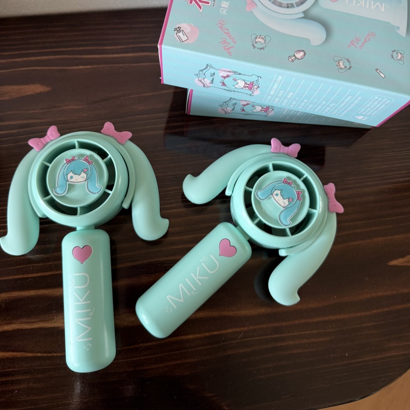 Hatsune Miku Mini Handheld Fan - Outdoor Y Camping review and price