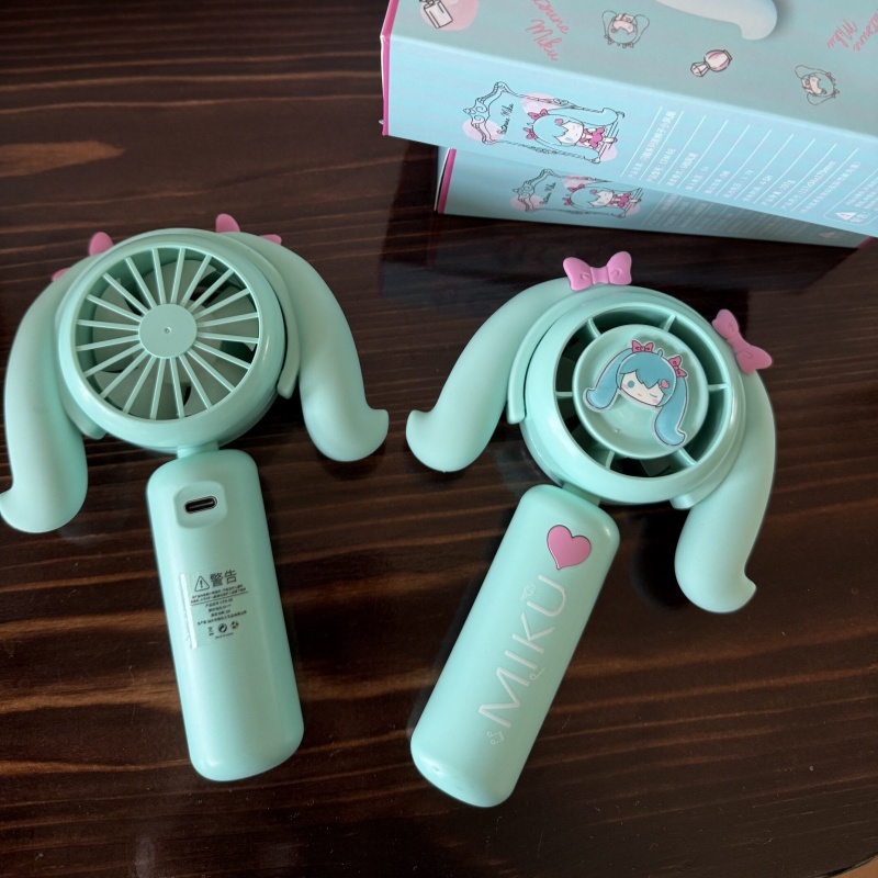 Hatsune Miku Mini Handheld Fan - Outdoor Y Camping review and price
