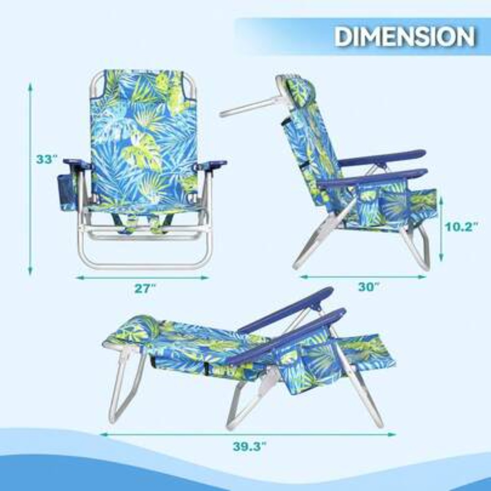 Folding Backpack Beach Chair f - Outdoor Camping Recliner review and price