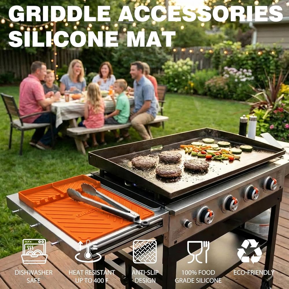 Silicone Grill Mats or Griddle - Outdoor Camping Kitchen review and price