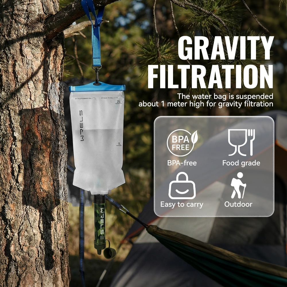 WRELS Outdoor Portable Water F - Outdoor Camping Water Filter review and price