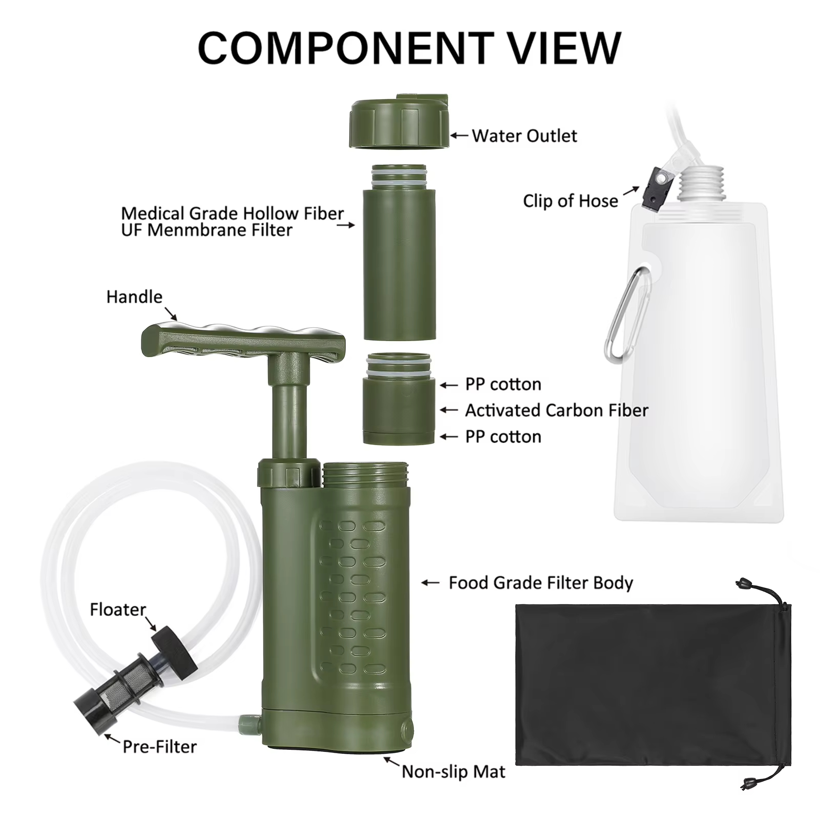 Outdoor Emergency Filtration T - Outdoor Camping Water Filter review and price