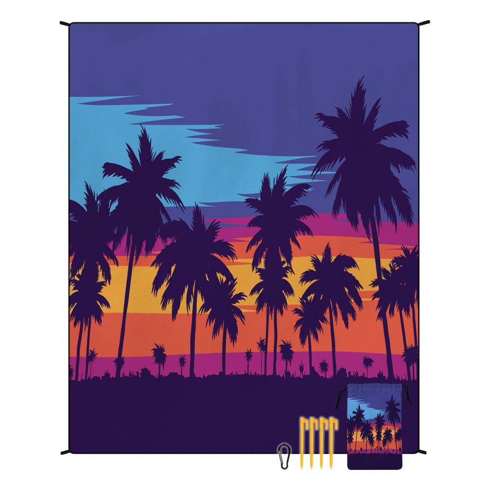 Palm Tree Beach Towel 71x86.6i - Camp Towel Microfiber review and price