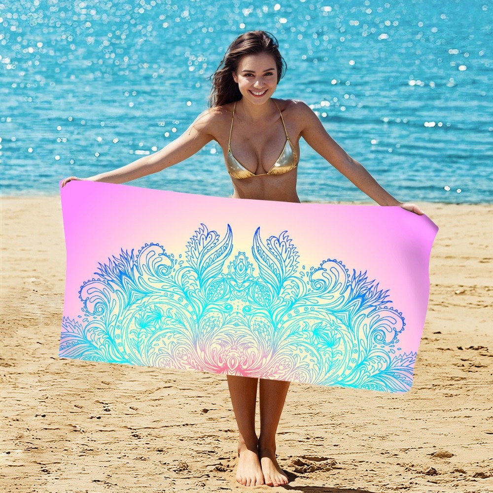 Mysterious Pattern Beach Towel - Camp Towel Microfiber review and price