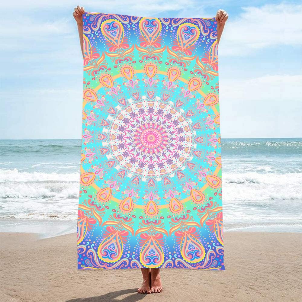 Mysterious Pattern Beach Towel - Camp Towel Microfiber review and price