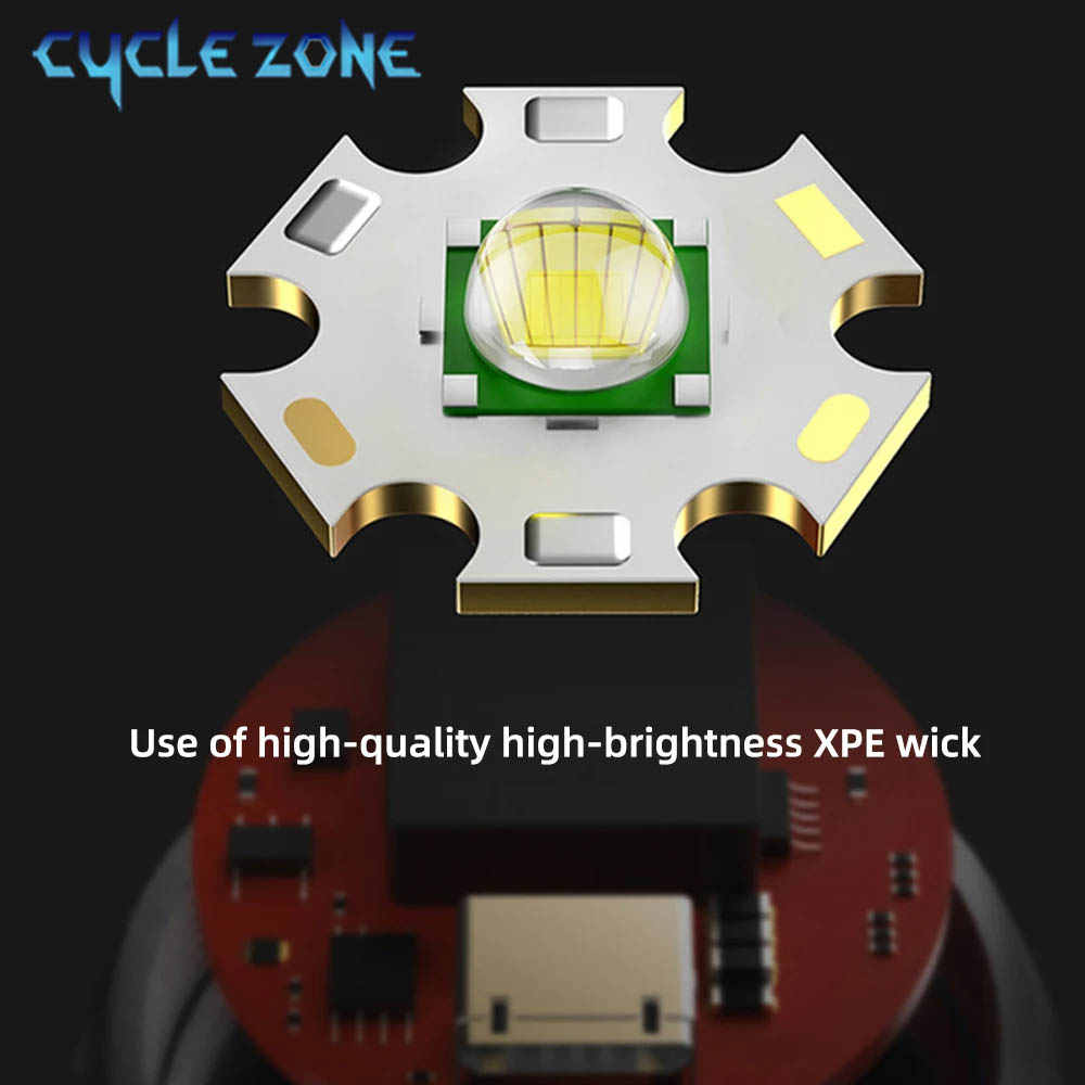 Portable LED Flashlight USB Re - Outdoor Camping Zone review and price